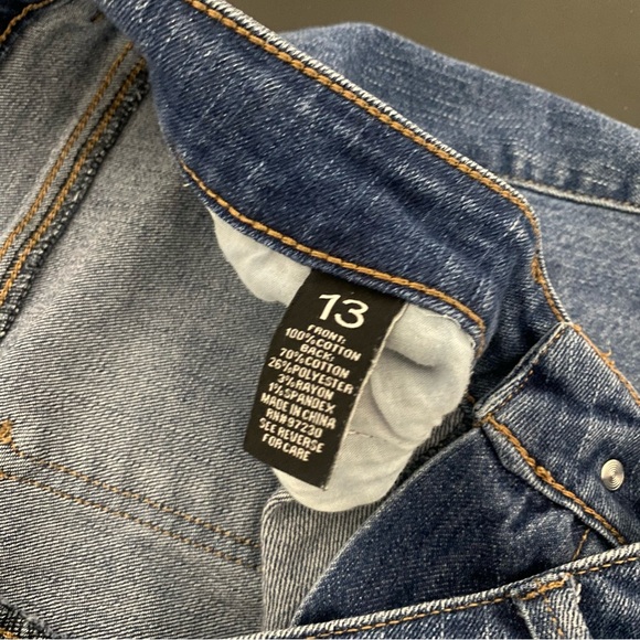 Almost Famous Distressed Jeans sz 13 - Picture 4 of 7